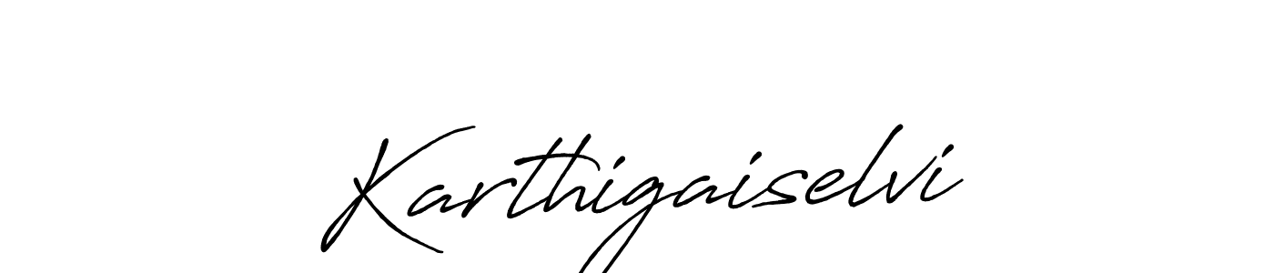 You should practise on your own different ways (Antro_Vectra_Bolder) to write your name (Karthigaiselvi) in signature. don't let someone else do it for you. Karthigaiselvi signature style 7 images and pictures png