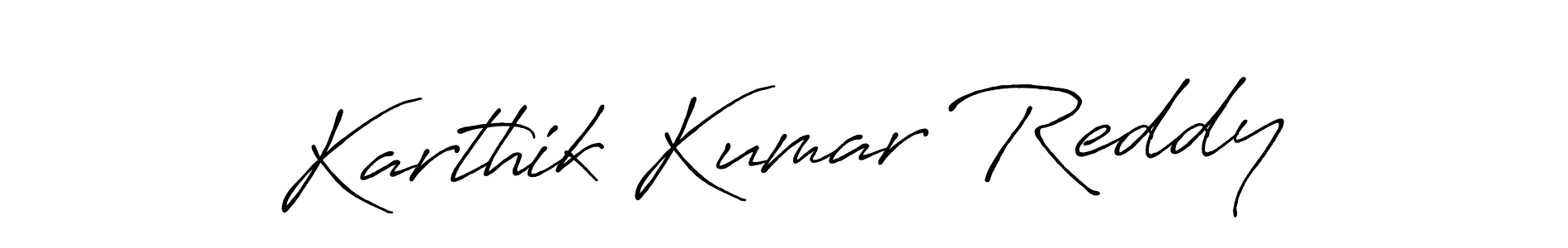 You should practise on your own different ways (Antro_Vectra_Bolder) to write your name (Karthik Kumar Reddy) in signature. don't let someone else do it for you. Karthik Kumar Reddy signature style 7 images and pictures png