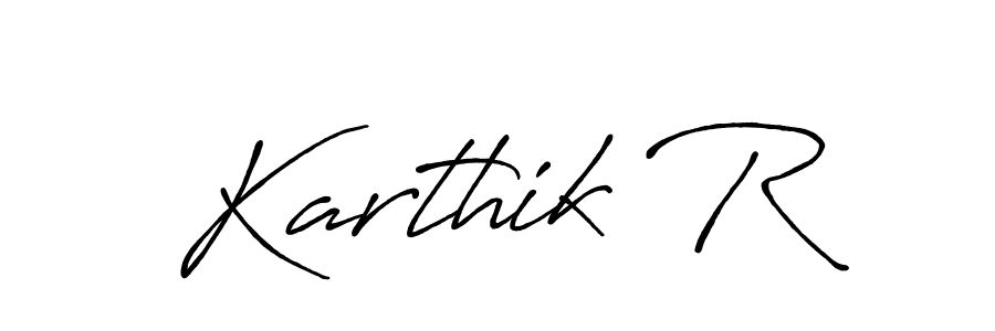 Here are the top 10 professional signature styles for the name Karthik R. These are the best autograph styles you can use for your name. Karthik R signature style 7 images and pictures png
