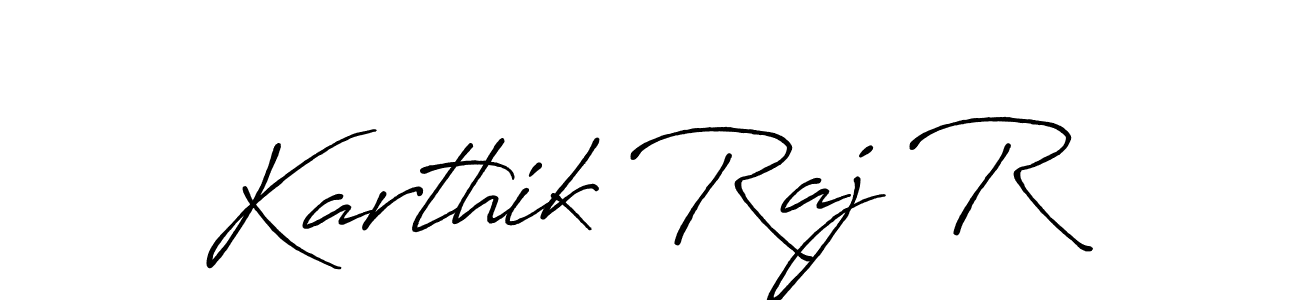 It looks lik you need a new signature style for name Karthik Raj R. Design unique handwritten (Antro_Vectra_Bolder) signature with our free signature maker in just a few clicks. Karthik Raj R signature style 7 images and pictures png
