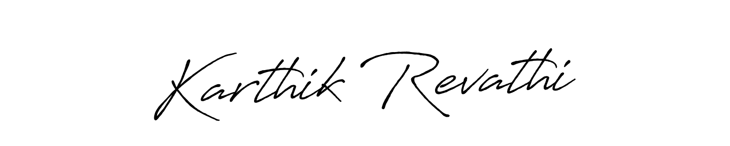 Here are the top 10 professional signature styles for the name Karthik Revathi. These are the best autograph styles you can use for your name. Karthik Revathi signature style 7 images and pictures png