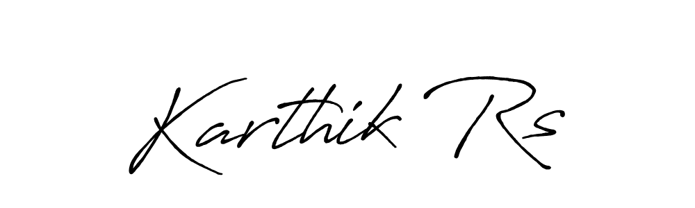 You can use this online signature creator to create a handwritten signature for the name Karthik Rs. This is the best online autograph maker. Karthik Rs signature style 7 images and pictures png