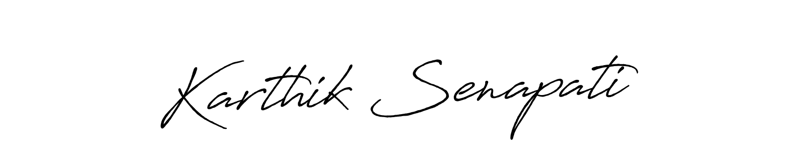 Make a short Karthik Senapati signature style. Manage your documents anywhere anytime using Antro_Vectra_Bolder. Create and add eSignatures, submit forms, share and send files easily. Karthik Senapati signature style 7 images and pictures png