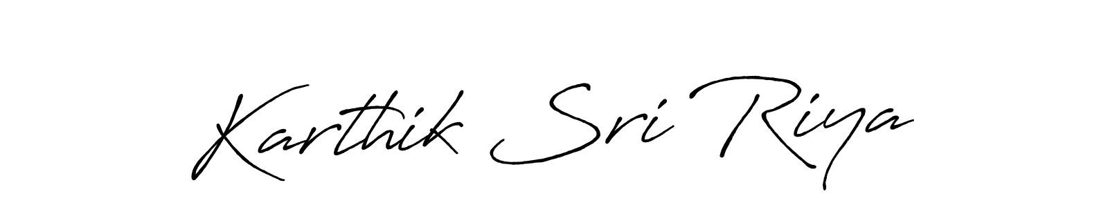 Also You can easily find your signature by using the search form. We will create Karthik Sri Riya name handwritten signature images for you free of cost using Antro_Vectra_Bolder sign style. Karthik Sri Riya signature style 7 images and pictures png