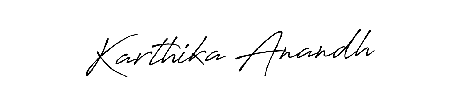 Also You can easily find your signature by using the search form. We will create Karthika Anandh name handwritten signature images for you free of cost using Antro_Vectra_Bolder sign style. Karthika Anandh signature style 7 images and pictures png