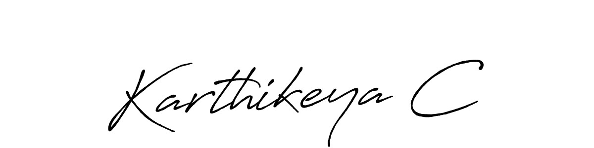 How to Draw Karthikeya C signature style? Antro_Vectra_Bolder is a latest design signature styles for name Karthikeya C. Karthikeya C signature style 7 images and pictures png