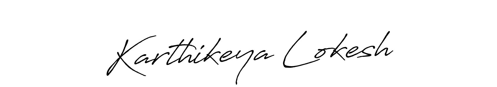 Check out images of Autograph of Karthikeya Lokesh name. Actor Karthikeya Lokesh Signature Style. Antro_Vectra_Bolder is a professional sign style online. Karthikeya Lokesh signature style 7 images and pictures png