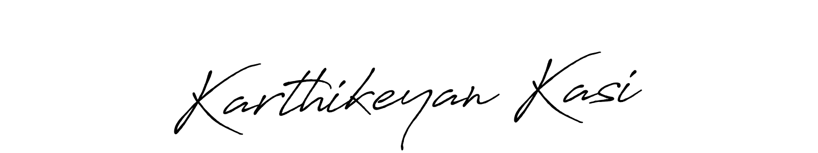 Design your own signature with our free online signature maker. With this signature software, you can create a handwritten (Antro_Vectra_Bolder) signature for name Karthikeyan Kasi. Karthikeyan Kasi signature style 7 images and pictures png