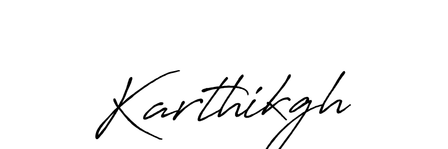 How to make Karthikgh name signature. Use Antro_Vectra_Bolder style for creating short signs online. This is the latest handwritten sign. Karthikgh signature style 7 images and pictures png