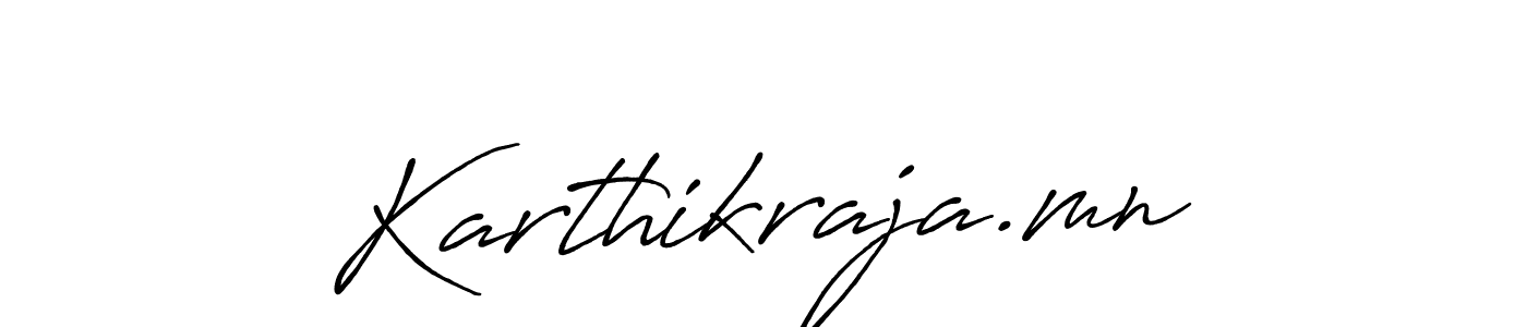How to make Karthikraja.mn name signature. Use Antro_Vectra_Bolder style for creating short signs online. This is the latest handwritten sign. Karthikraja.mn signature style 7 images and pictures png