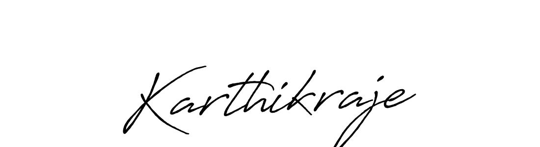 Karthikraje stylish signature style. Best Handwritten Sign (Antro_Vectra_Bolder) for my name. Handwritten Signature Collection Ideas for my name Karthikraje. Karthikraje signature style 7 images and pictures png