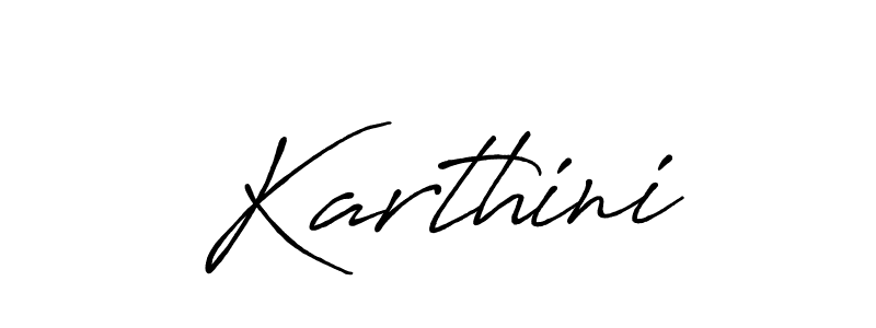 Make a beautiful signature design for name Karthini. With this signature (Antro_Vectra_Bolder) style, you can create a handwritten signature for free. Karthini signature style 7 images and pictures png