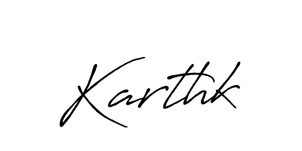 Similarly Antro_Vectra_Bolder is the best handwritten signature design. Signature creator online .You can use it as an online autograph creator for name Karthk. Karthk signature style 7 images and pictures png