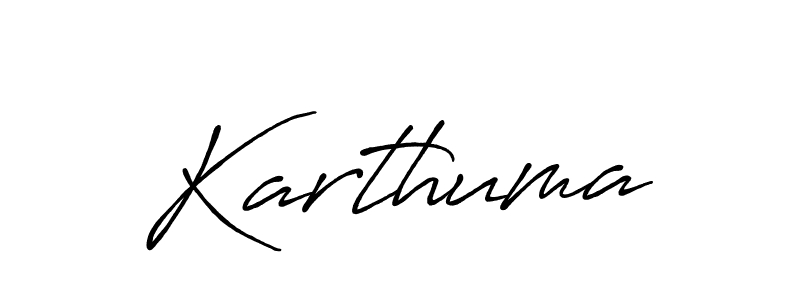 Create a beautiful signature design for name Karthuma. With this signature (Antro_Vectra_Bolder) fonts, you can make a handwritten signature for free. Karthuma signature style 7 images and pictures png