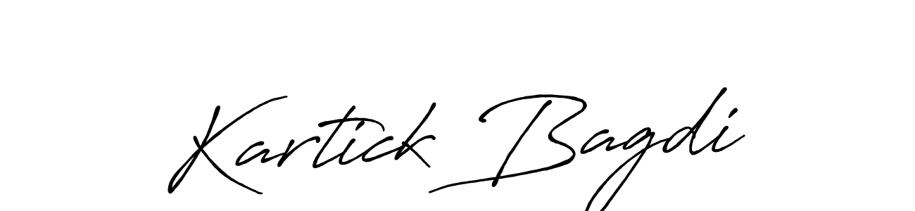 Also You can easily find your signature by using the search form. We will create Kartick Bagdi name handwritten signature images for you free of cost using Antro_Vectra_Bolder sign style. Kartick Bagdi signature style 7 images and pictures png