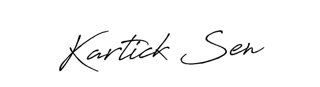 How to Draw Kartick Sen signature style? Antro_Vectra_Bolder is a latest design signature styles for name Kartick Sen. Kartick Sen signature style 7 images and pictures png