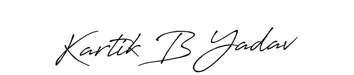 You should practise on your own different ways (Antro_Vectra_Bolder) to write your name (Kartik B Yadav) in signature. don't let someone else do it for you. Kartik B Yadav signature style 7 images and pictures png