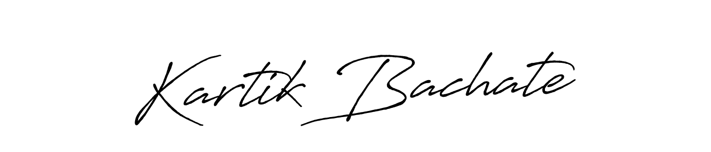 The best way (Antro_Vectra_Bolder) to make a short signature is to pick only two or three words in your name. The name Kartik Bachate include a total of six letters. For converting this name. Kartik Bachate signature style 7 images and pictures png