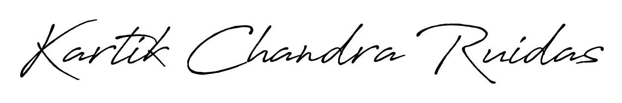 You can use this online signature creator to create a handwritten signature for the name Kartik Chandra Ruidas. This is the best online autograph maker. Kartik Chandra Ruidas signature style 7 images and pictures png