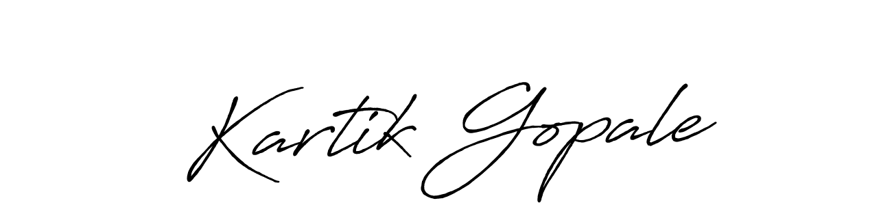 Use a signature maker to create a handwritten signature online. With this signature software, you can design (Antro_Vectra_Bolder) your own signature for name Kartik Gopale. Kartik Gopale signature style 7 images and pictures png