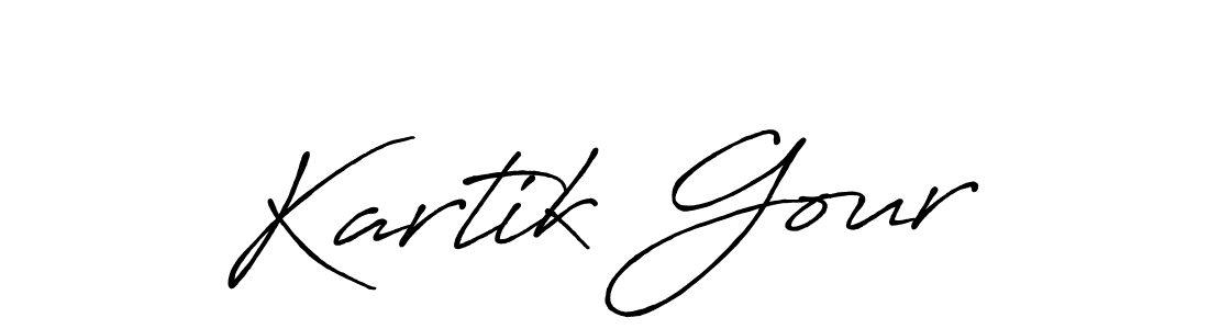 Once you've used our free online signature maker to create your best signature Antro_Vectra_Bolder style, it's time to enjoy all of the benefits that Kartik Gour name signing documents. Kartik Gour signature style 7 images and pictures png