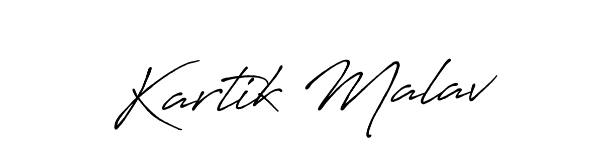 Make a beautiful signature design for name Kartik Malav. Use this online signature maker to create a handwritten signature for free. Kartik Malav signature style 7 images and pictures png