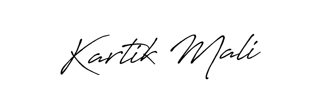 Make a beautiful signature design for name Kartik Mali. Use this online signature maker to create a handwritten signature for free. Kartik Mali signature style 7 images and pictures png