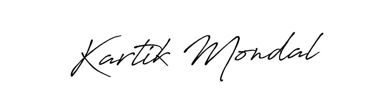 Make a beautiful signature design for name Kartik Mondal. Use this online signature maker to create a handwritten signature for free. Kartik Mondal signature style 7 images and pictures png