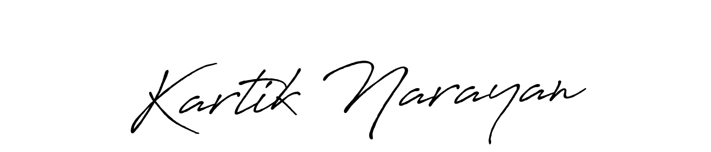 Similarly Antro_Vectra_Bolder is the best handwritten signature design. Signature creator online .You can use it as an online autograph creator for name Kartik Narayan. Kartik Narayan signature style 7 images and pictures png