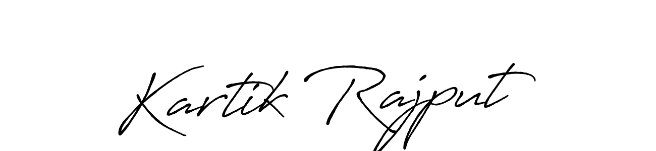 It looks lik you need a new signature style for name Kartik Rajput. Design unique handwritten (Antro_Vectra_Bolder) signature with our free signature maker in just a few clicks. Kartik Rajput signature style 7 images and pictures png