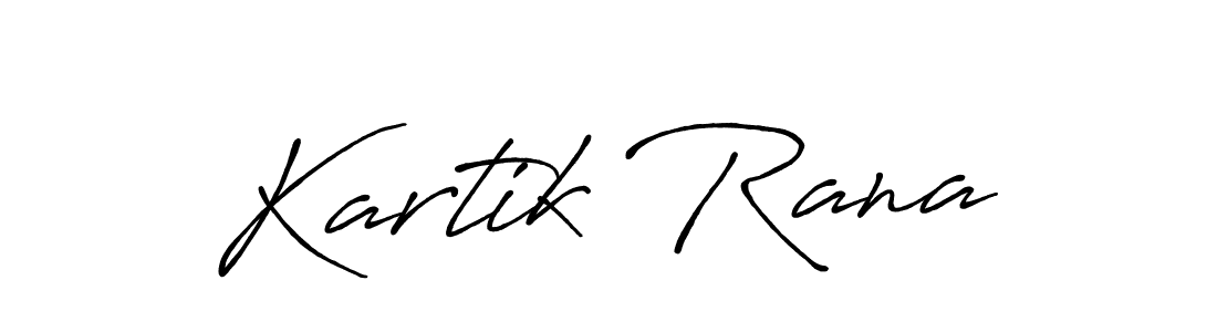 Make a beautiful signature design for name Kartik Rana. Use this online signature maker to create a handwritten signature for free. Kartik Rana signature style 7 images and pictures png