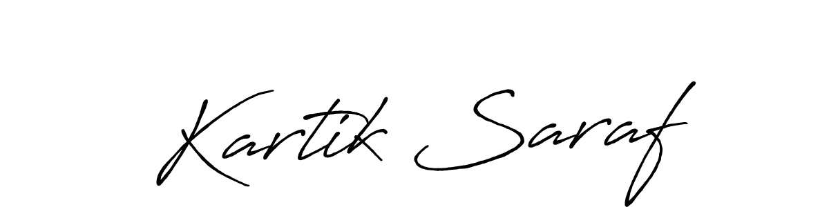 if you are searching for the best signature style for your name Kartik Saraf. so please give up your signature search. here we have designed multiple signature styles  using Antro_Vectra_Bolder. Kartik Saraf signature style 7 images and pictures png