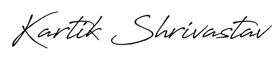 The Antro_Vectra_Bolder signature style provides a bold statement for name Kartik Shrivastav. Designed for business owners, executives, and leaders. Kartik Shrivastav signature style 7 images and pictures png