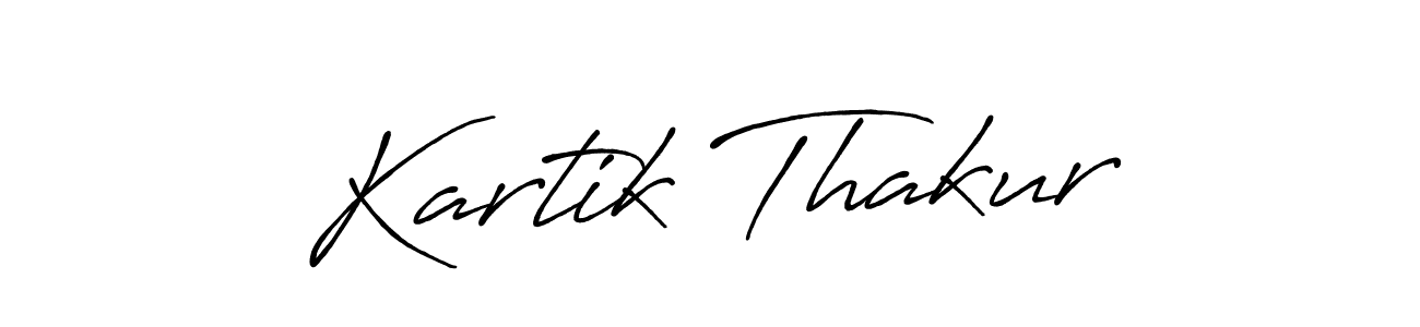 The best way (Antro_Vectra_Bolder) to make a short signature is to pick only two or three words in your name. The name Kartik Thakur include a total of six letters. For converting this name. Kartik Thakur signature style 7 images and pictures png