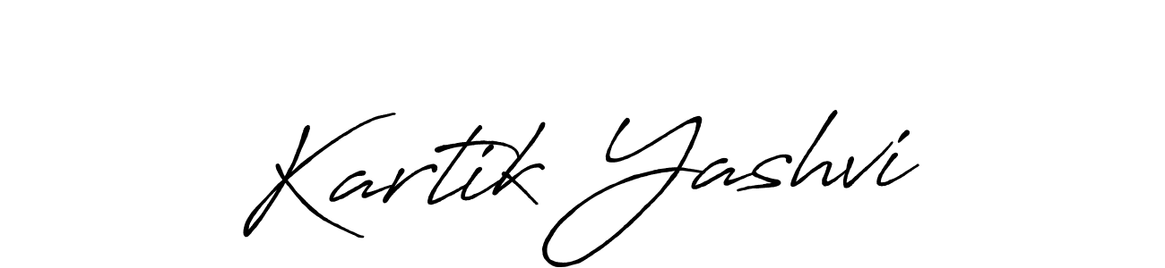 It looks lik you need a new signature style for name Kartik Yashvi. Design unique handwritten (Antro_Vectra_Bolder) signature with our free signature maker in just a few clicks. Kartik Yashvi signature style 7 images and pictures png