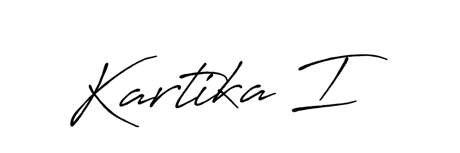 Similarly Antro_Vectra_Bolder is the best handwritten signature design. Signature creator online .You can use it as an online autograph creator for name Kartika I. Kartika I signature style 7 images and pictures png