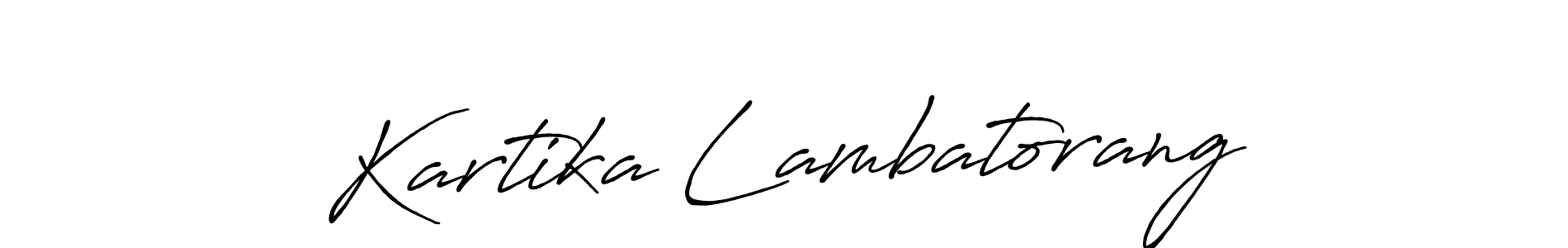 How to make Kartika Lambatorang signature? Antro_Vectra_Bolder is a professional autograph style. Create handwritten signature for Kartika Lambatorang name. Kartika Lambatorang signature style 7 images and pictures png