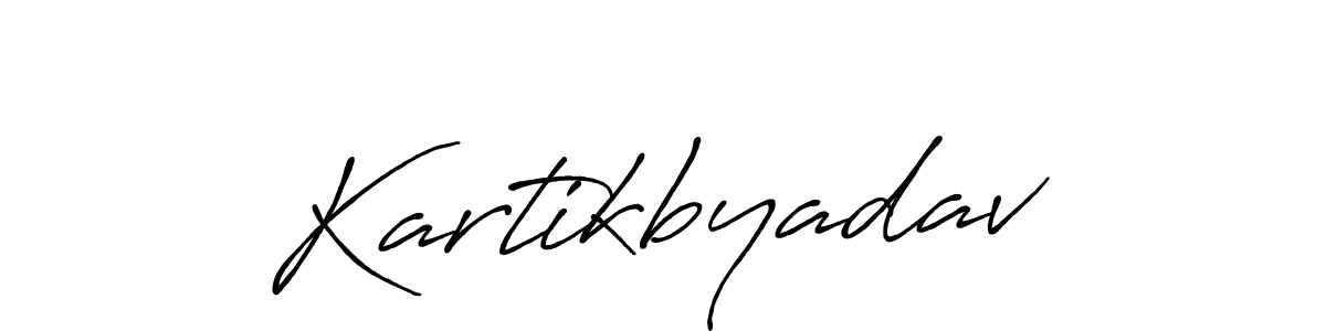 You should practise on your own different ways (Antro_Vectra_Bolder) to write your name (Kartikbyadav) in signature. don't let someone else do it for you. Kartikbyadav signature style 7 images and pictures png