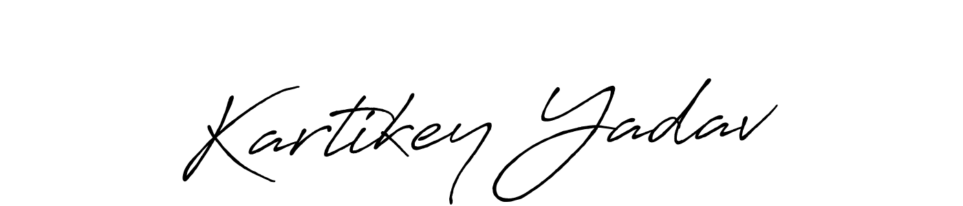 Antro_Vectra_Bolder is a professional signature style that is perfect for those who want to add a touch of class to their signature. It is also a great choice for those who want to make their signature more unique. Get Kartikey Yadav name to fancy signature for free. Kartikey Yadav signature style 7 images and pictures png
