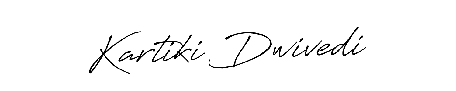 Make a beautiful signature design for name Kartiki Dwivedi. With this signature (Antro_Vectra_Bolder) style, you can create a handwritten signature for free. Kartiki Dwivedi signature style 7 images and pictures png