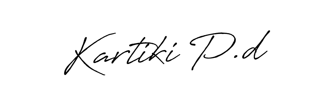 How to make Kartiki P.d signature? Antro_Vectra_Bolder is a professional autograph style. Create handwritten signature for Kartiki P.d name. Kartiki P.d signature style 7 images and pictures png