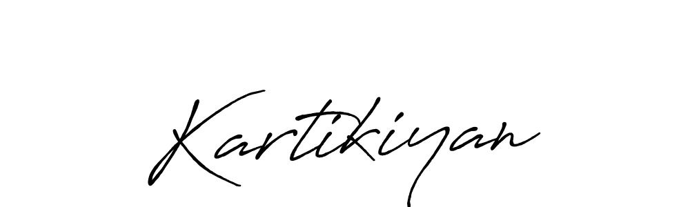 Also we have Kartikiyan name is the best signature style. Create professional handwritten signature collection using Antro_Vectra_Bolder autograph style. Kartikiyan signature style 7 images and pictures png