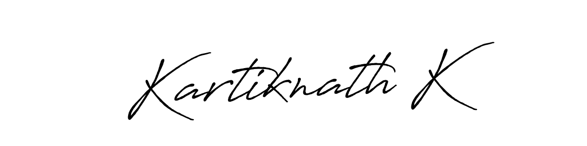 How to Draw Kartiknath K signature style? Antro_Vectra_Bolder is a latest design signature styles for name Kartiknath K. Kartiknath K signature style 7 images and pictures png