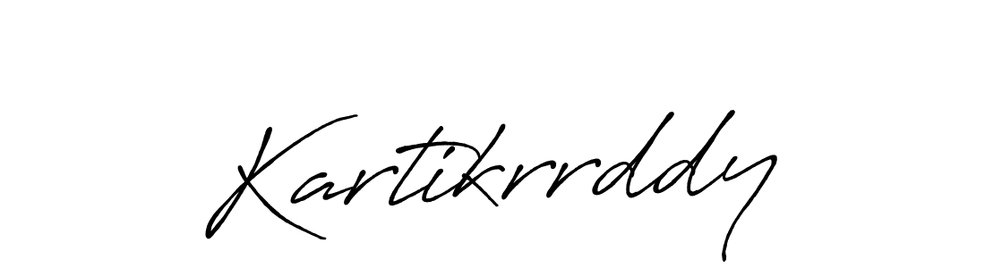 Also we have Kartikrrddy name is the best signature style. Create professional handwritten signature collection using Antro_Vectra_Bolder autograph style. Kartikrrddy signature style 7 images and pictures png