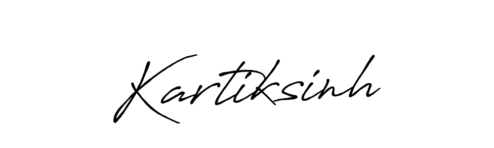 Kartiksinh stylish signature style. Best Handwritten Sign (Antro_Vectra_Bolder) for my name. Handwritten Signature Collection Ideas for my name Kartiksinh. Kartiksinh signature style 7 images and pictures png