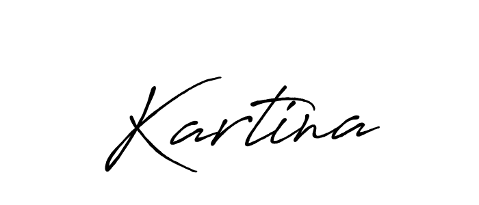 How to make Kartina signature? Antro_Vectra_Bolder is a professional autograph style. Create handwritten signature for Kartina name. Kartina signature style 7 images and pictures png