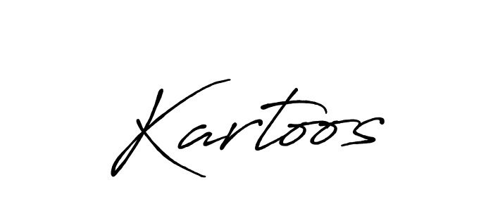 Kartoos stylish signature style. Best Handwritten Sign (Antro_Vectra_Bolder) for my name. Handwritten Signature Collection Ideas for my name Kartoos. Kartoos signature style 7 images and pictures png