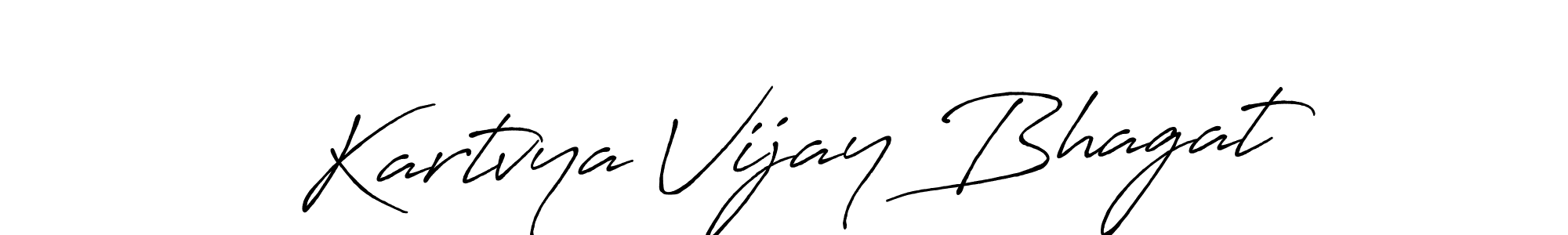 Also You can easily find your signature by using the search form. We will create Kartvya Vijay Bhagat name handwritten signature images for you free of cost using Antro_Vectra_Bolder sign style. Kartvya Vijay Bhagat signature style 7 images and pictures png