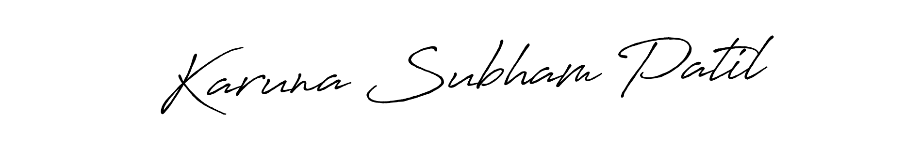 Best and Professional Signature Style for Karuna Subham Patil. Antro_Vectra_Bolder Best Signature Style Collection. Karuna Subham Patil signature style 7 images and pictures png