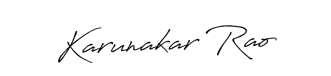Once you've used our free online signature maker to create your best signature Antro_Vectra_Bolder style, it's time to enjoy all of the benefits that Karunakar Rao name signing documents. Karunakar Rao signature style 7 images and pictures png